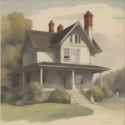 a house by Maginel Wright Enright Barney