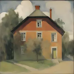 a house by Magnus Enckell
