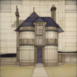 a house by Margaret Macdonald Mackintosh