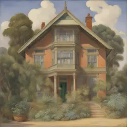 a house by Marianne North