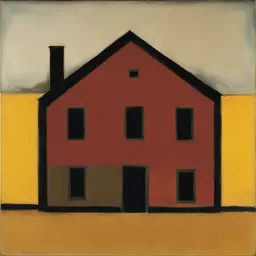 a house by Mark Rothko