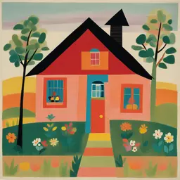 a house by Mary Blair