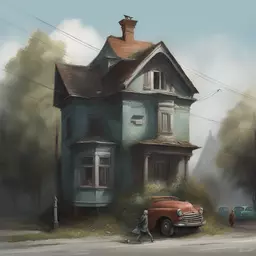 a house by Michal Lisowski
