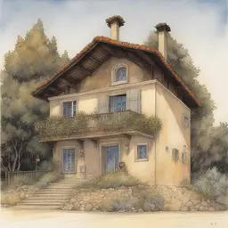 a house by Milo Manara