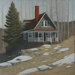 a house by Neil Welliver