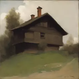 a house by Nikolai Ge