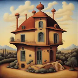 a house by Octavio Ocampo