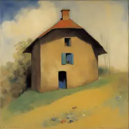 a house by Odilon Redon