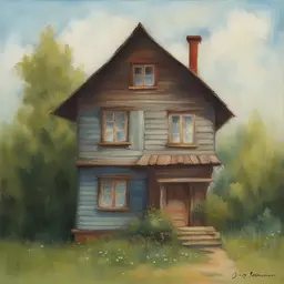 a house by Olga Skomorokhova