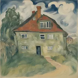a house by Oskar Kokoschka