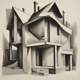 a house by Ossip Zadkine