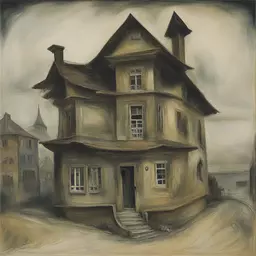 a house by Otto Dix