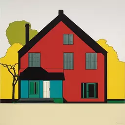 a house by Patrick Caulfield