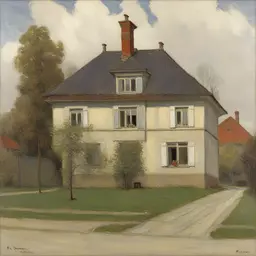 a house by Paul Gustav Fischer