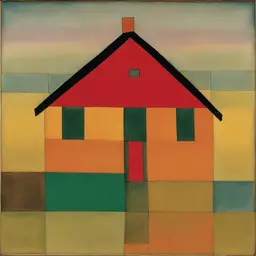 a house by Paul Klee