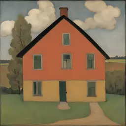 a house by Paula Modersohn-Becker