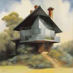 a house by Peter Andrew Jones