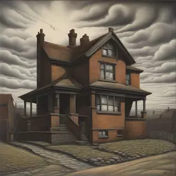 a house by Peter Howson