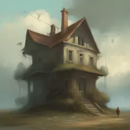 a house by Peter Mohrbacher