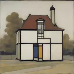 a house by Piet Mondrian