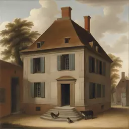 a house by Pieter Jansz Saenredam