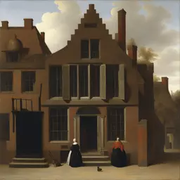 a house by Pieter de Hooch