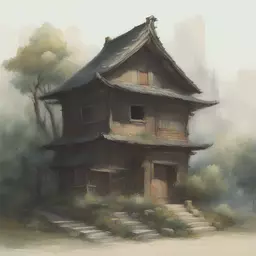 a house by Qian Xuan