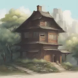a house by Qing Han