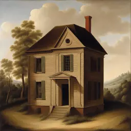 a house by Raphaelle Peale