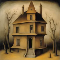 a house by Remedios Varo