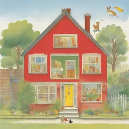 a house by Richard Scarry
