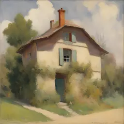 a house by Robert Antoine Pinchon