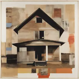 a house by Robert Rauschenberg