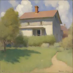 a house by Robert Vonnoh