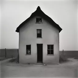 a house by Roger Ballen
