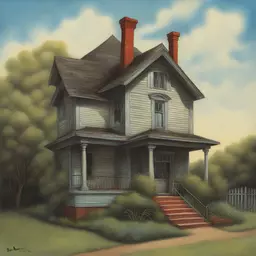 a house by Ron Walotsky