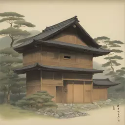 a house by Sakai Hōitsu