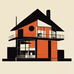 a house by Saul Bass