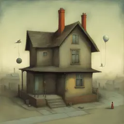 a house by Shaun Tan