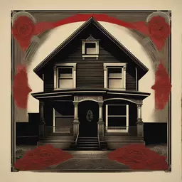 a house by Shepard Fairey