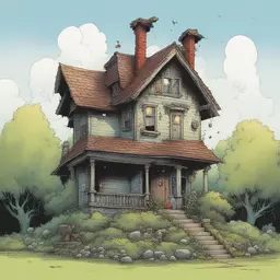 a house by Skottie Young
