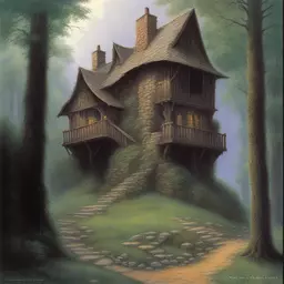 a house by Ted Nasmith