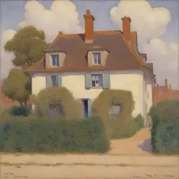 a house by Theo van Rysselberghe