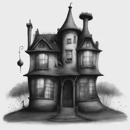 a house by Tim Burton