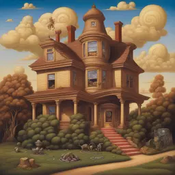 a house by Todd Schorr