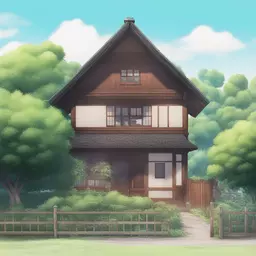a house by Toei Animations