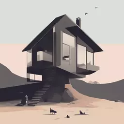 a house by Toumas Korpi