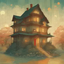 a house by Victo Ngai