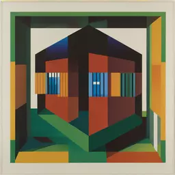 a house by Victor Vasarely