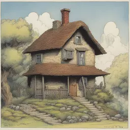 a house by Walt Kelly